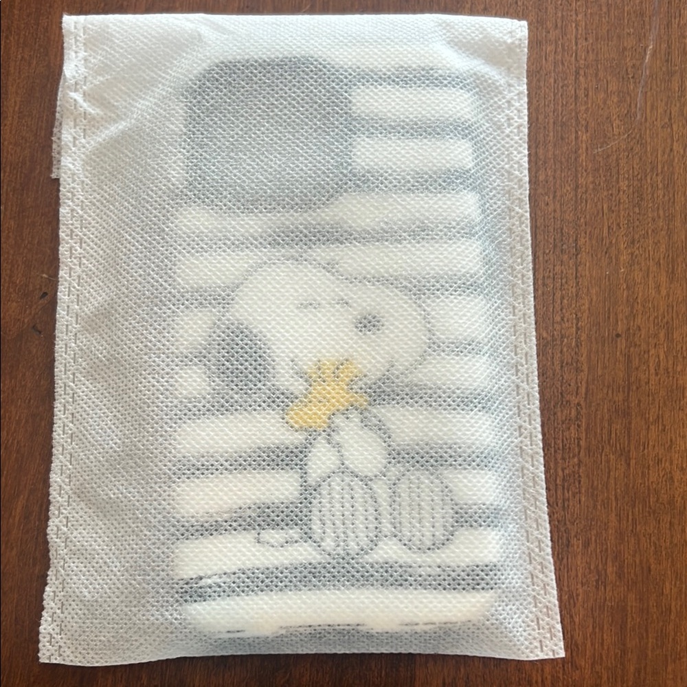 Peanuts Black and White Striped Phone Case